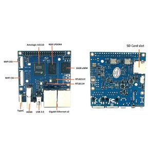Banana Pi BPI-M2S mit 16GB eMMC Flash Core ARM Cortex-A53 CPU Banana Pi BPI-M2 Pro Großhändler - Product Image 4