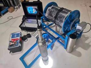 Sistema de cámara de inspección de pozo de 500m Cámara de pozo de agua con pantalla de 12 pulgadas