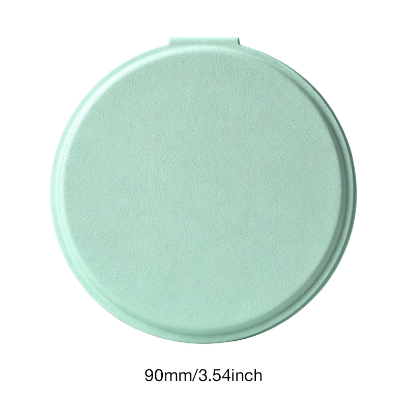 Light Green PU Leather Mirror