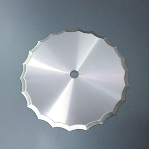 İyi sertlik dairesel yuvarlak bıçaklar kesici testere bıçağı keskin kenarlı makinede tırtıklı dilimleme bıçağı kesme tüpü - Product Image 1