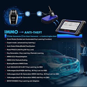 Strumento di programmazione portachiavi Autel IM508 con programmatore XP200-aggiornamento gratuito di 2 anni, controllo a 2 vie, strumento di scansione del sistema completo 28 + - Product Image 4