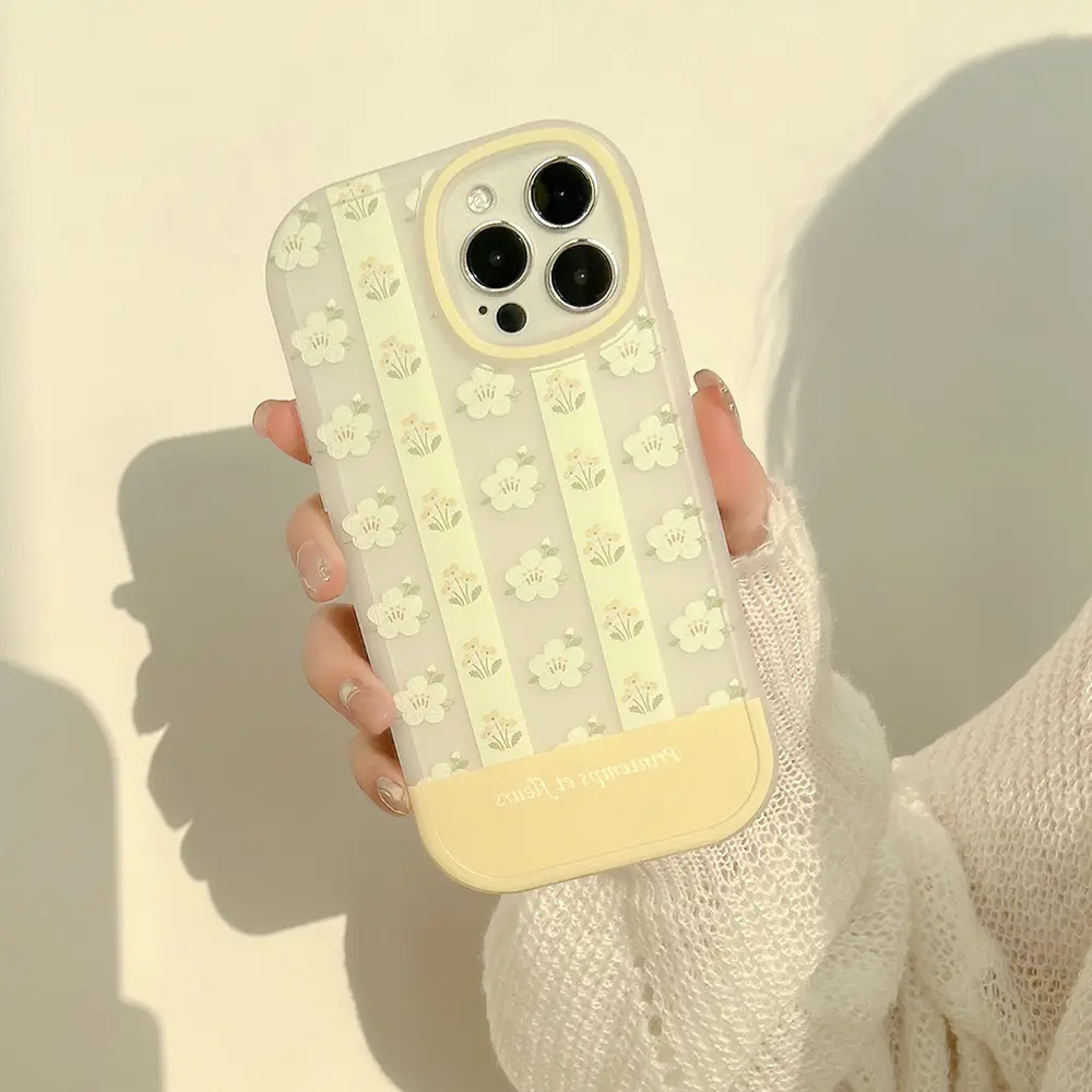 Mooie Gele Bloem Mobiele Telefoon Covers Voor Iphone 14 Plus 11 12 13 Pro Max Telefoon Case Voor Meisjes