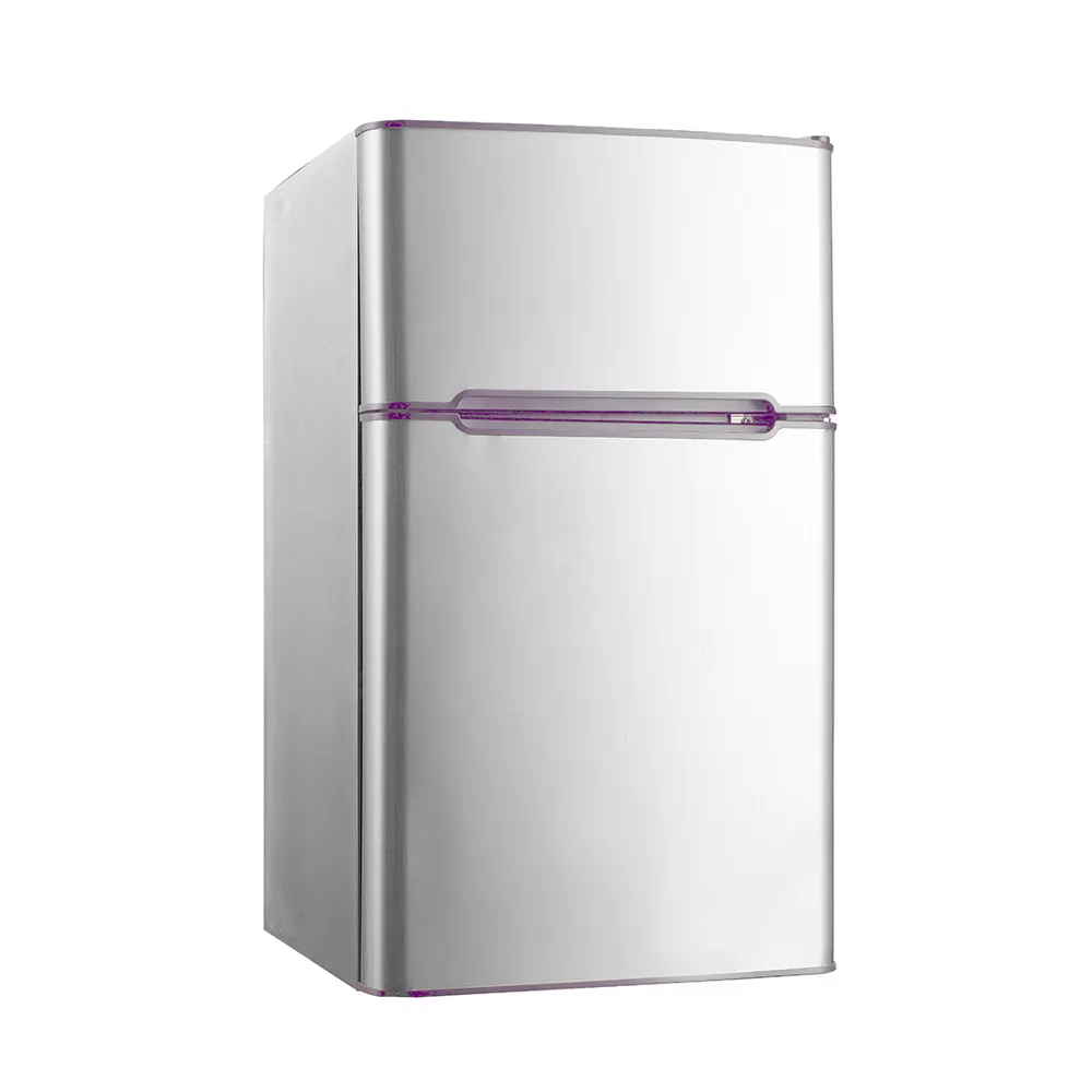 Electrodoméstico de cocina de fábrica china, refrigerador de doble puerta, precio en, 95L