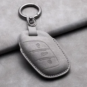 3 Buttons Car Remote <strong>Key</strong> Case Cover for MG4 2023 Mg6 Ev <strong>MG</strong> HS GT <strong>ZS</strong> EV ZX MG5 for Roewe RX3 RX5 RX8 ERX5 I6 I5 Leather <strong>Key</strong> Fob - Product Image 3