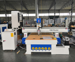 Máquina enrutadora CNC 4Axis 3D 1325 para carpintería con torno DSP Sistema de control Componentes principales que incluyen motor y caja de cambios - Product Image 6