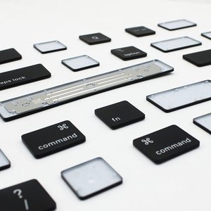 Teclas de repuesto para teclado para Macbook Retina Air Pro, teclas de teclado CapsA2442 A2485, EE. UU., Reino Unido, Italia, francés, alemán y ruso