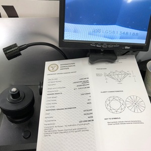CVD HPHT IGI GIA ได้รับการรับรองทรงกลมลูกแพร์รูปไข่แฟนซี1ct เพชรที่ปลูกในห้องปฏิบัติการ3ct 2ct - Product Image 5