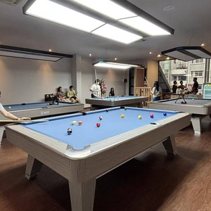 Chuyên nghiệp 9ft giải đấu lớp hồ bơi bảng rắn khung gỗ da túi cho nhà sử dụng thương mại miễn phí phụ kiện bao gồm - Product Image 5