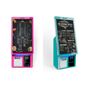 Crtly 21.5 Android không người lái kiểm tra truy cập nhà hàng tự đặt hàng kiosk hệ thống cho <span class=keywords><strong>KFC</strong></span>/McDonald của đặt hàng kiosk - Product Image 1