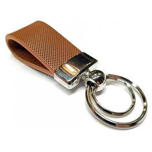ขายส่ง Handmade ของที่ระลึกส่วนบุคคลที่กำหนดเองหนัง Valet Keychain พวงกุญแจห่วงเข็มขัดคลิป - Product Image 5
