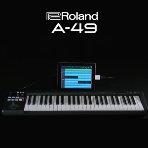 罗兰A-49M 49键便携式专业Midi键盘半重带光传感器控制器电子琴 - Product Image 2