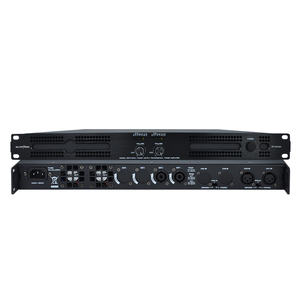 Amplificador de potência de áudio, 1u 2*300w, controle de 2 zona, profissional, stereo, sistema de transmissão