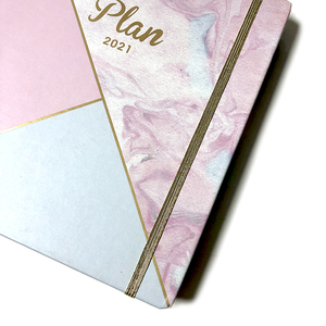 2023 2024 Free Sample Customized logo Size B5 Printing Weekly Hardcover Planner Journal <strong>Notebook</strong> with Colored <strong>Index</strong> Tab Divider - Product Image 2