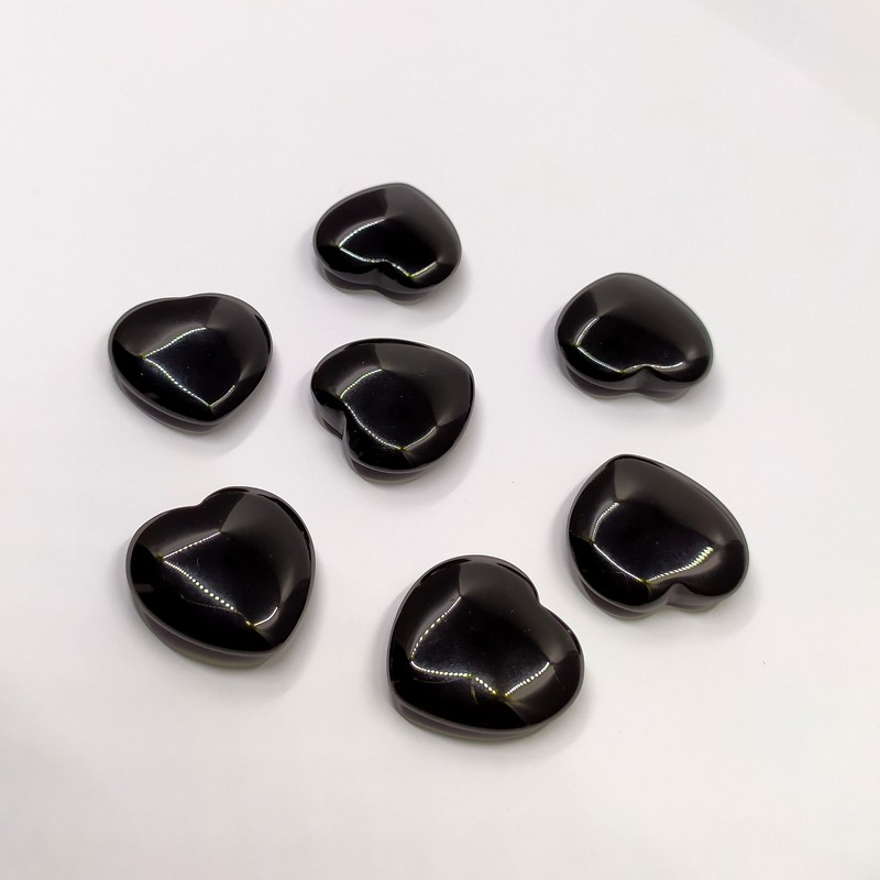 Black obsidian 2.5*2.5*0.8cm