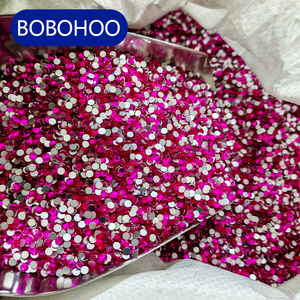 Bobohoo סיטוני זכוכית חדש אבני חן non rhinstone זכוכית מגביש אבנים אביזרים rhinstone גרביים נעליים