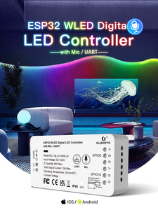 GLEDOPTO ESP32 WLED-Controller Mikrofon Version Uart DC5 ~ 24V Max. 10A Ausgang RGB/RGBW Digitaler Lichtst reifen Fernbedienung LED-Beleuchtung - Product Image 2