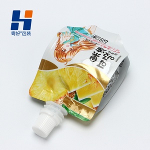 スパウトポーチ包装印刷プラスチックスクイーズバッグゼリー液体包装袋ドリンクジューススパウトポーチ卸売