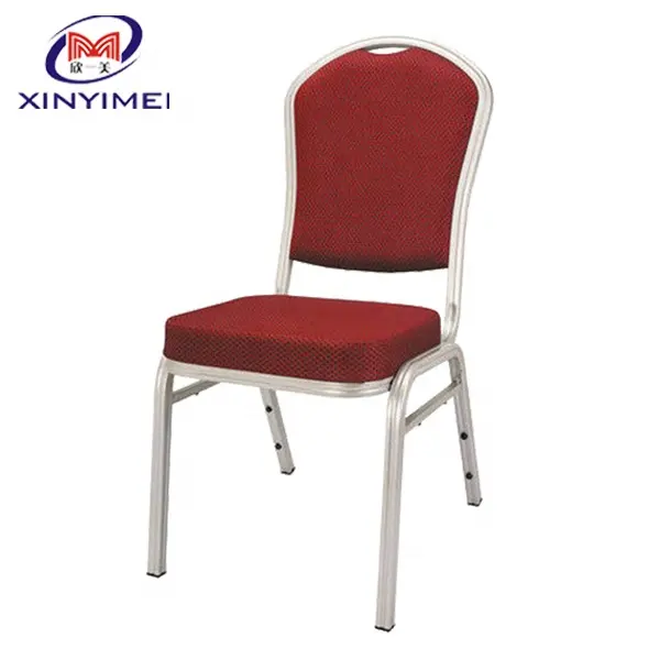 Hot Selling Latest Design Restaurant Chair Rental Metal Aluminum Chair Commercial Used