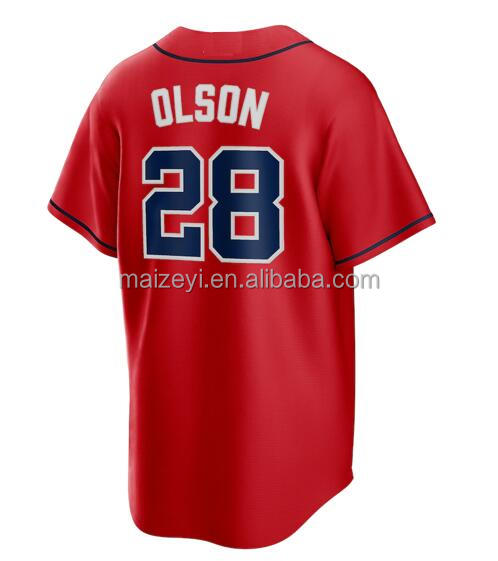 #28 Matt Olson Red