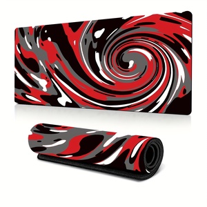 Gaming Large Mouse Pad Thickened Abstract Art 80x30cm(31*11inch) Thick <strong>Computer</strong> Desk Pad Non-slip Rubber Office Desk Pad