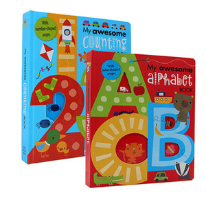 Özel üç boyutlu Flip karton kitap benim müthiş alfabe benim çığlık ABC123 sert kapak ofset kitap baskısı - Product Image 1