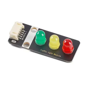 Modulo di segnale stradale a LED 5V modulo di emissione semaforo elettronico blocco di apprendimento programmazione scheda di controllo singola - Product Image 3