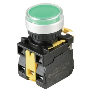 Beleuchteter momentaner Drucksc halter der T2-Serie mit Schutz ring für mehrere Branchen mit max. 6A Strom und IP65-Niveau - Product Image 1