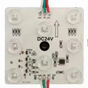 DC 24V quadrato rgb moduli led 24V rgb 16703 dmx512 ic modulo quadrato led per pubblicità luce a soffitto 24v modulo a led - Product Image 1