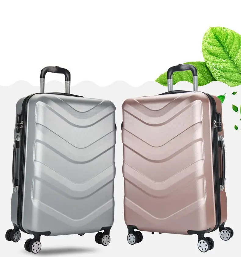 20 "24" 28 "32" pollici carrello in ABS classico in tre pezzi borse e valigie per bagagli fantasia professionale