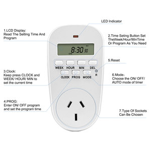 Digital <strong>Days</strong> Hours Minutes Clock LED Countdown Timer Multifunctional - Product Image 3