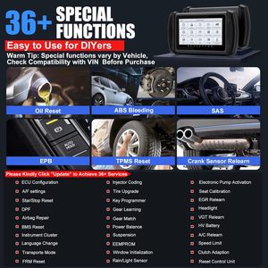 XTOOL IP819 strumenti per veicoli per auto con sistema completo più recente codifica ECU chiave programmatore supporta protocollo FD e analizzatore motore WIFI/USB - Product Image 3