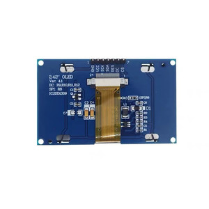 2,42 Zoll 128x64 OLED-LCD-Anzeige modul SSD1309 12864 7-polige serielle SPI/IIC I2C-Schnittstelle