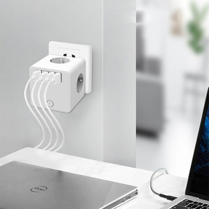 Adattatore da viaggio elettrico più recente per presa di prolunga usb adattatore da viaggio universale con presa presa tipo-C 4USB EU - Product Image 5