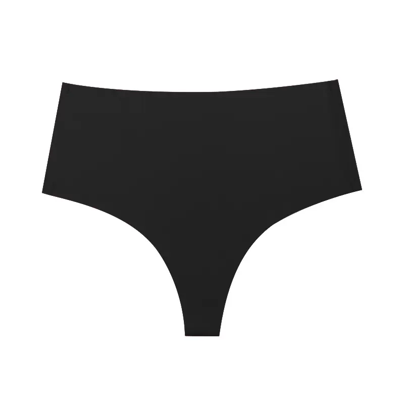 Multi tali Logo kustom Label pribadi Thong mulus pinggang rendah Bikini pakaian renang Thong pendek de cintura baixa