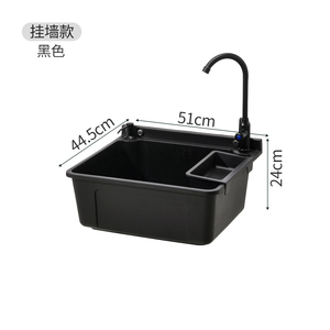 高品质单碗厨房水槽易安装壁挂式可拆卸出厂价格耐用塑料清洗水槽