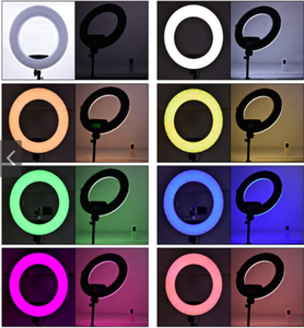 Yidoblo แหวนไฟ LED วงแหวน18นิ้ว FC-480,กล้อง SMD Led Rgb พร้อมขาตั้งไฟครบชุดไฟวงแหวนไฟ LED สำหรับถ่ายวิดีโออุปกรณ์ - Product Image 4