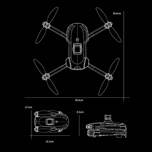 New S28 Drone Wifi <strong>FPV</strong> Obstacle Avoidance Optical Flow Remote Control Aerial Vehicle <strong>RC</strong> Drones - Product Image 5