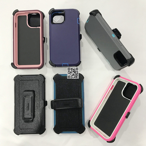 Armor Robot Defender Box Phone Case for iphone 14 15 Pro Max Heavy Duty Holder Kickstand Grade Protection Belt Clip <strong>Cover</strong> - Product Image 4