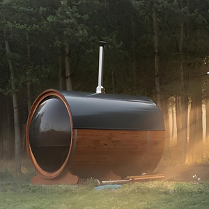 <strong>Custom</strong> <strong>Design</strong> Barrel Type Sauna Room With High-Quality Providing Heating Stove and Far Infrared with <strong>Computer</strong> Control <strong>System</strong> - Product Image 1