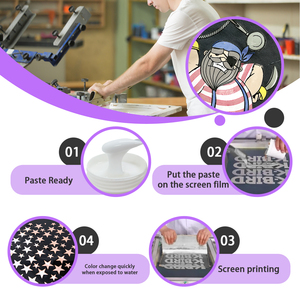 用于织物或服装上丝网印刷的水基水致变色油墨 - Product Image 3