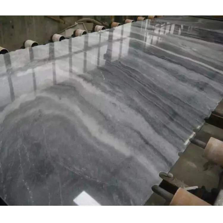 China Grey Bardiglio marble raw stone natural marble tiles slab