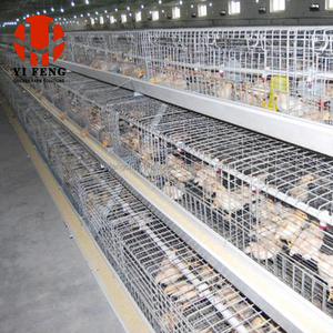 Besleyici tavuk Broiler besleme kafesi ile 4 katmanlı tavuk yumurtlama kafesi horoz tavuk kafesi - Product Image 4