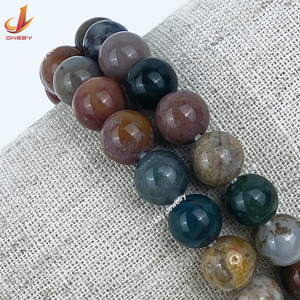 6mm 8mm 10mm Conglomarite Ladies Women <strong>Jade</strong> Price Jewlery Vendors Wholesale Cute Beaded Bracelet for Woman - Product Image 2