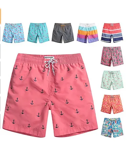 high quality summer Quick Drying sublimated swim kids Beach Shorts Men Custom logo Sexy Board Beach Shorts