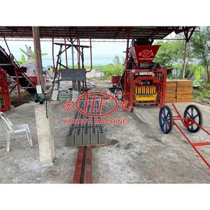 Brick <strong>Machine</strong> Production <strong>Line</strong> <strong>Automatic</strong> Cement <strong>Block</strong> Making <strong>Machine</strong> Hollow - Product Image 3