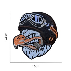 أمريكا خمر النسر رئيس مطرزة التصحيح الهندي الحديد على القماش نادي دراجة نارية شارة الرياضة البلاستيكية - Product Image 4