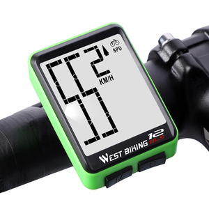 WEST BIKING 14-Function <strong>Wireless</strong> Bike <strong>Computer</strong> Meter Odometer <strong>Cycling</strong> Wired Mount for MTB &amp; Road Bikes Bicycle Stopwatch - Product Image 3