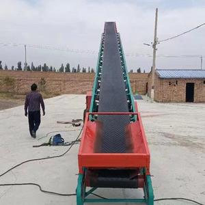 Cinta transportadora de descarga de contenedores de 40 pies/bolsa de cemento Cinta transportadora de carga y descarga Para contenedores de camiones