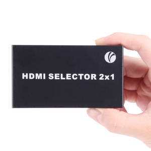 VCOM <strong>1</strong> Monitor for <strong>2</strong> Computers Video Switcher Metal Case <strong>2</strong> in <strong>1</strong> Out 3D <strong>1</strong>.4V <strong>HDMI</strong> <strong>Switch</strong> with Remote Control IR