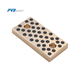 Guías prismáticas STWT C954, lubricante sólido de grafito de bronce, placa sin aceite integrada, 1 unidad - Product Image 2